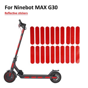 สติกเกอร์สะท้อนแสงร่างกายสําหรับ ninebot Max G30 kickscooter สกู๊ตเตอร์ไฟฟ้าสติกเกอร์คําเตือนที่ปลอดภัยหลายฟังก์ชั่น - Product Image 3