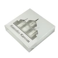Eid Mubarak Ramadan personnalisé Chocolat Bonbons Cookie Pack Boîte Biscuit Boîte Gâteau Emballage Boîtes de l'Avent Avec 16 Grilles Diviseurs