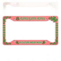 Accessoires de voiture avec lettres grecques, décoration de véhicule, cadeau pour sororité, cadre de plaque d'immatriculation pour anciens étudiants