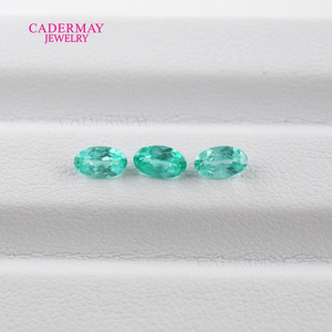 Cadermay Yag Paraiba Oval Loose Gemstone For Jewelry Making - Product Image 2