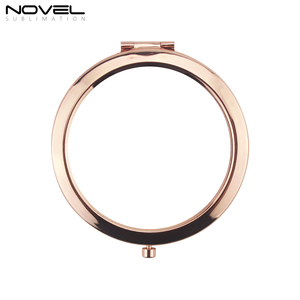 Yüksek kalite Diy kozmetik cep boş süblimasyon makyaj aynası taşınabilir özel Metal el aynaları - Product Image 1