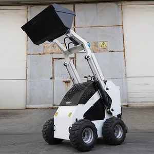 Free Shipping Backhoe Diesel Loader Mini Front Track Loader 300/400kg Small Wheel Mini Skid Steer Loader