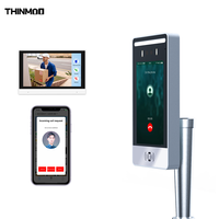 Thinmoo Vidéophone multi-appartements 7 pouces HD à écran tactile en alliage d'aluminium, basé sur le cloud, WiFi/4G/Ethernet, résistant à l'eau, facile à utiliser