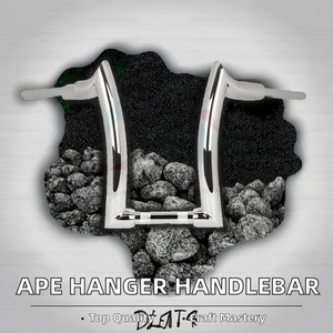 CBA-544 OEM ราวจับอลูมิเนียมแบบแขวนขนาด14นิ้ว16นิ้วเพิ่มขึ้น2 "สำหรับการดัดแปลงแตรแบบหนา - Product Image 2