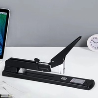 Agrafeuse de bureau manuelle à bras long, haute capacité, robuste, en métal