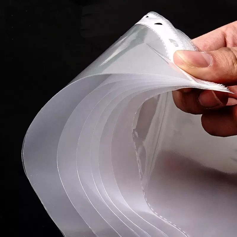 Eco-eco 100% Recycled A4 Punch Pockets - 90 Micron Clear Poly Wallets, 2 Packs Of 100 Sheets