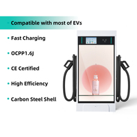 Chargeur EV DC OCPP 1.6J 40-80KW, Affichage Publicitaire en Option, 380V Triphasé, Certifié CE