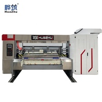 Nieuwe volautomatische machine voor het snijden en sleuven maken van golfkartonnen dozen voor fruitpizza's en groentepizza's, voor het maken van dozen met speciale vormen