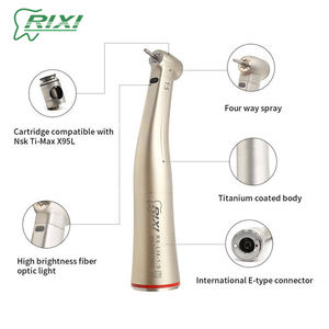 Hot 1:5 Turbine Push Button Pieza de mano <span class=keywords><strong>dental</strong></span> de alta velocidad <span class=keywords><strong>Dental</strong></span> <span class=keywords><strong>Led</strong></span> Acoplamiento rápido Pieza de mano de fibra óptica - Product Image 6