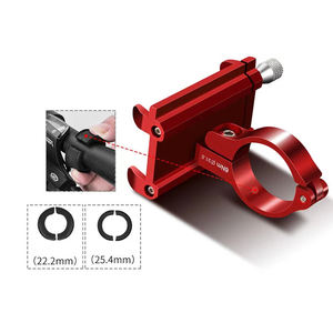 <span class=keywords><strong>Support</strong></span> de téléphone universel pour vélo de moto en alliage d'aluminium pour téléphone portable de 3.5 à 6.5 pouces (GUB 81) - Product Image 3