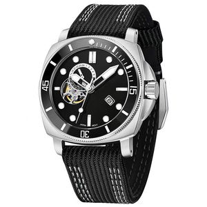 Reloj Mecánico Deportivo Personalizado para Hombre, Novedad 2025, de Lujo con Zafiro, Resistente al Agua 200M, Automático, Correa de Cuero, de Buceo, Inoxidable - Product Image 4