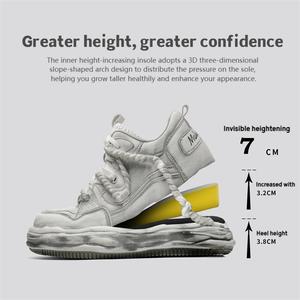 2025, diseño de moda, zapatos deportivos para hombres, ligeros, transpirables, informales, estilo sucio, cómodos, forro de malla largo para todo el día - Product Image 3