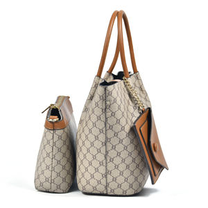 Fabricantes al por mayor impreso nuevo estilo bolso de tres piezas conjunto de moda señoras bolso bandolera multifuncional - Product Image 2