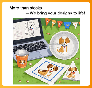 Kit di Piatti Usa e Getta Personalizzati per <span class=keywords><strong>Compleanno</strong></span>, Decorazioni da Tavola Colorate di Alta Qualità per Feste e Celebrazioni - Product Image 6