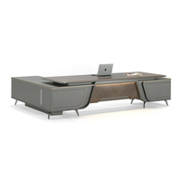 Bureau de direction contemporain, mobilier de bureau moderne, table de luxe, bureau de directeur, mobilier de PDG