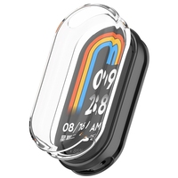 Étui de montre intelligent de mode pour Xiaomi Mi Band 8 étui de protection de montre de galvanoplastie en TPU à couverture complète