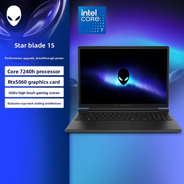 DellAlienware M15 R1761B Gaming Notebook Ultra7 240H RTX5060 16G 1TB 165Hz 15 Inch Laptop