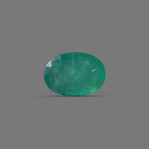 Émeraude naturelle 4,84 carats, taille ovale, vert clair, pierre précieuse certifiée, pierre en vrac, fabricant, fournisseur, exportateur, Inde - Product Image 1