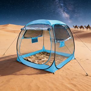 Carpa Esférica Transparente de Montaje Rápido, Brinda un Refugio Panorámico Instantáneo para Acampar en la Playa y el Jardín - Product Image 3
