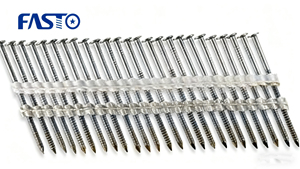 Clavos de Plástico para <span class=keywords><strong>Enmarcar</strong></span> de 21 Grados, Clavos de Tira de Plástico con Vástago Anillado, Vástago Liso, Clavos para <span class=keywords><strong>Enmarcar</strong></span> - Product Image 4