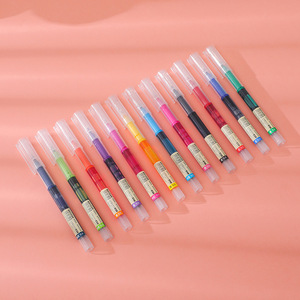 Cute Rabbit Quick-Dry Gel Pens 12 Colors 0.5mm Needle Tip Multi-Colored <b>Gift</b> <b>Box</b> Packaging - Product Image 3