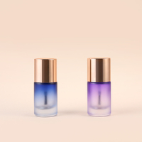 Vernis à ongles gel UV LED 10 ml OEM ODM, flacon en verre avec bouchon, impression de surface, pinceau transparent, scellage