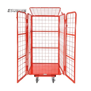 Nhiệm vụ nặng nề sơn tĩnh điện bền hậu cần vận chuyển con lăn an toàn <span class=keywords><strong>container</strong></span> - Product Image 4