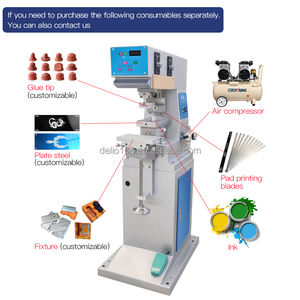 手動タンポグラフィプリンターシングルカラーパッド印刷自動ロゴ印刷機精密パッド印刷 - Product Image 3