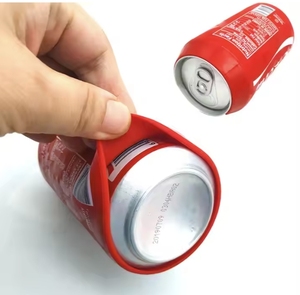 La birra personalizzabile in Silicone può coprire il dispositivo di raffreddamento accessori per barre Logo personalizzato per bevande Cola bicchieri accessori - Product Image 2
