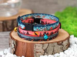 ป้าย ID ตามธรรมชาติแบบแยกออกไปมีกระดิ่งคอเสื้อแบบนุ่มคอเสื้อแมวกำหนดเองได้เด็กผู้หญิงเด็กผู้ชาย - Product Image 2