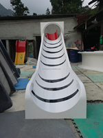 Toboggans aquatiques d'été intérieurs et extérieurs pour enfants, piscine en fibre de verre, aire de jeux utilisée, capacité de 100 à 500 kg, marque KANGYA