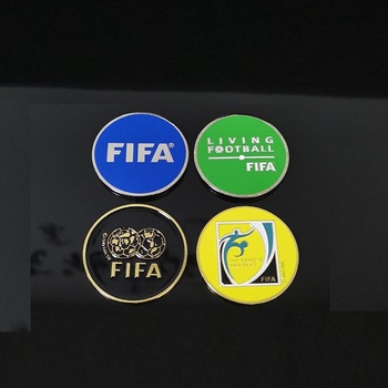Set Di 4 Monete Per Lancio Arbitro – Doppia Faccia Rosso/Blu – Per Calcio, Pallavolo E Pong