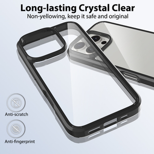 Rõ ràng lai trường hợp đối với <span class=keywords><strong>iPhone</strong></span> 16 Pro Max trường hợp chống xước và không Vàng Pha Lê Acrylic trường hợp điện thoại - Product Image 2