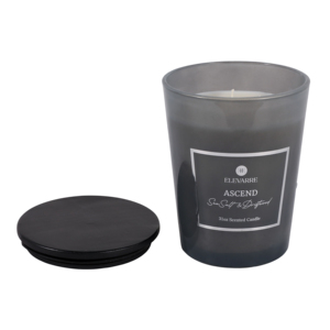 Candela Profumata ELEVARRE Ascend 31oz con Fragranza di Sale Marino e Legno di Recupero in Barattolo - Product Image 3