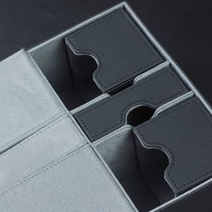 Boîte de rangement double tiroir FX Premium avec plateau à dés - Contient plus de 200 cartes - Étui double à clapet pour Commander Pokémon - Logo personnalisé OEM - Product Image 3