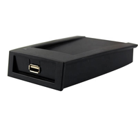 Lector de Tarjetas RFID de Alta Velocidad de 13.56MHz, Material ABS Resistente, Distancia de Lectura de 3-8CM, Interfaz USB para Soporte
