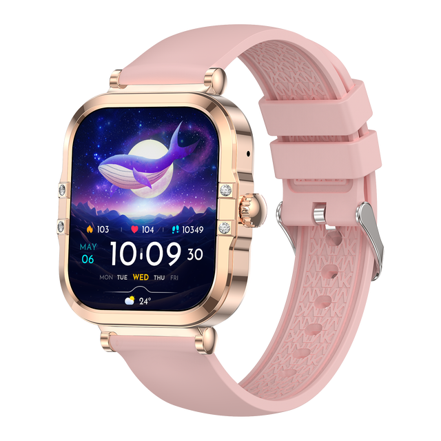 BT 5.3 GPS Sports Watch Pulse Blood Oxygen Blood Pressure Monitoring Health Watch Smart Phone Watch for Women Ladies