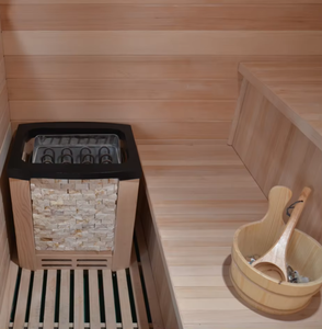 Sauna traditionnel en bois pour 3 personnes, pour la maison, le <span class=keywords><strong>spa</strong></span>, le bien-être et la relaxation - Product Image 3