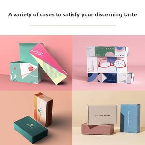 Caja de color personalizada para cosméticos, caja de regalo para mascarillas, caja exterior personalizada tipo caja sorpresa, caja de cartón para pequeños lotes con impresión de logotipo. - Product Image 2