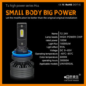 Phares de <span class=keywords><strong>voiture</strong></span> LED H11, ampoule personnalisée, bon marché, vente en gros, - Product Image 6