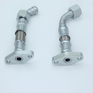 Turbocharger Oil Pipe 038145736c <b>Long</b> Short Metal Braided <b>Hose</b> Fitting For Turbocharger - Product Image 2