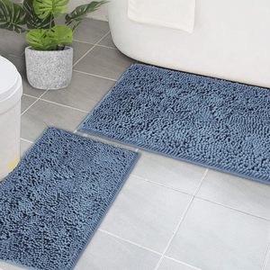 Tapis de salle de bain en chenille antidérapant et doux - Product Image 2