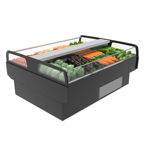슈퍼마켓 냉장 쇼케이스 유리문 맞춤형 슈퍼마켓 냉장고 채소 과일 진열 쿨러 - Product Image 6