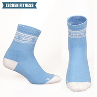 Chaussettes crossfit pour femmes Chaussettes de sport d'extérieur antidérapantes à boucle en éponge Chaussettes de sport d'élite personnalisées crossfit