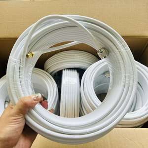 Antenne parabolique verticale 5G pour sonde 2x36dBi MIMO, ensemble avec câble RF LMR300 en aluminium <span class=keywords><strong>50</strong></span> Ohms 25M - Product Image 1