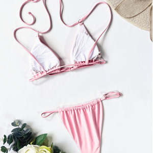 YY5048 2022 Thiết Kế Mới Giá Cả Cạnh Tranh Tùy Chỉnh Phụ Nữ Chuỗi 15 Tuổi Cô Gái Bikini - Product Image 4