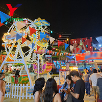 Aire de jeux pour enfants Décoration de Noël éclairée Grande roue à vendre