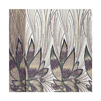 Fourniture d'usine dentelle perlée lourde paillettes de luxe robe de mariée tissu en dentelle pour les femmes robe élégante en dentelle