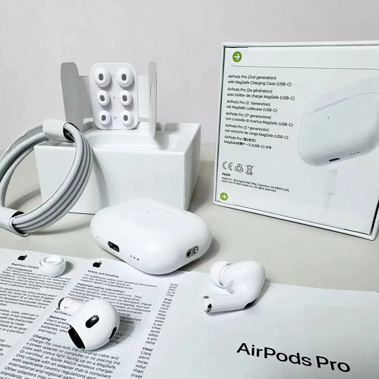 Top quality 1:1 Original For Airpods Pro 2nd With Logo For Airpods 2 3 Airpods Max Gaming Earphone Case