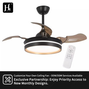 Smart Tuya Invisible <b>Fan</b> <b>Light</b> Ventilador De Techo Modern Dc Retractable <b>Ceiling</b> <b>Fans</b> <b>With</b> <b>Led</b> <b>Light</b> and Remote Control - Product Image 6
